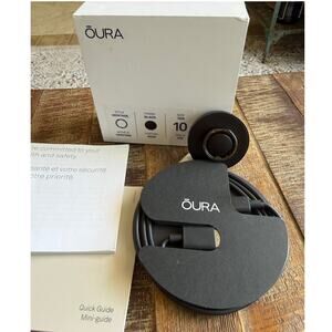 Oura Ring Generation 3 Activity Tracker Heritage Style Black Size 10